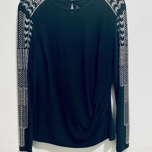 Frank Lyman  Black Blouse